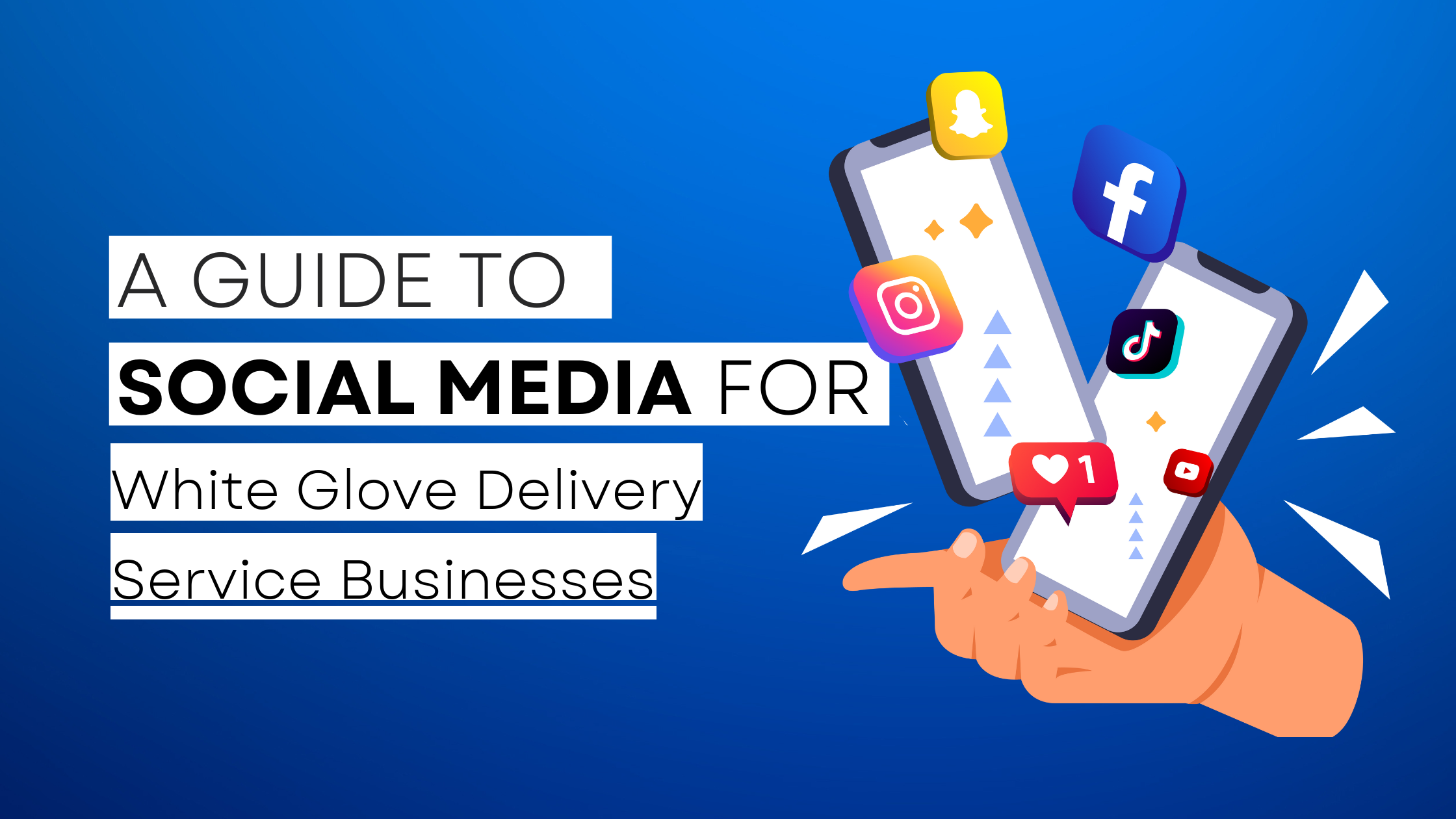 How to start White Glove Delivery Service  on social media