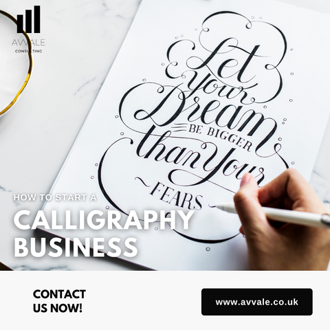 How to start a calligraphy business plan template