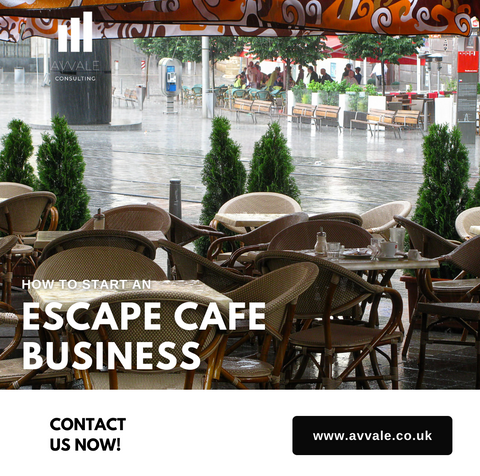 how to start a escape cafe  business plan template
