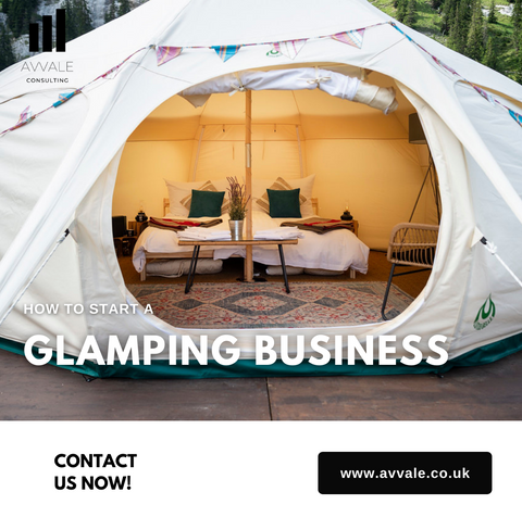 how to start a glamping  business plan template