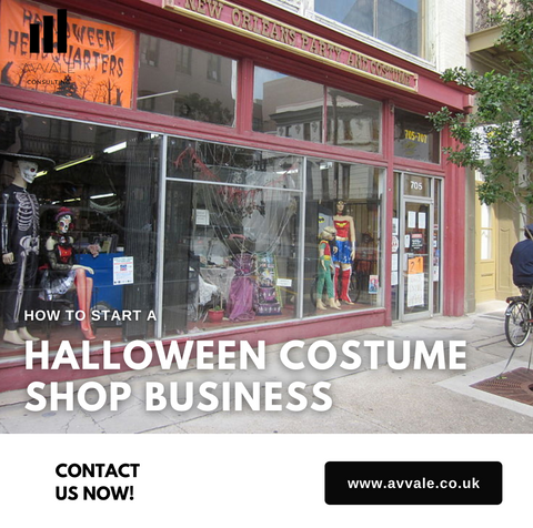 how to start a halloween costume  business plan template