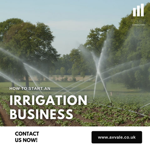 how to start a irrigation  business plan template