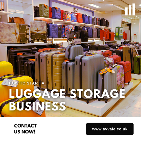 how to start a luggage storage  business plan template