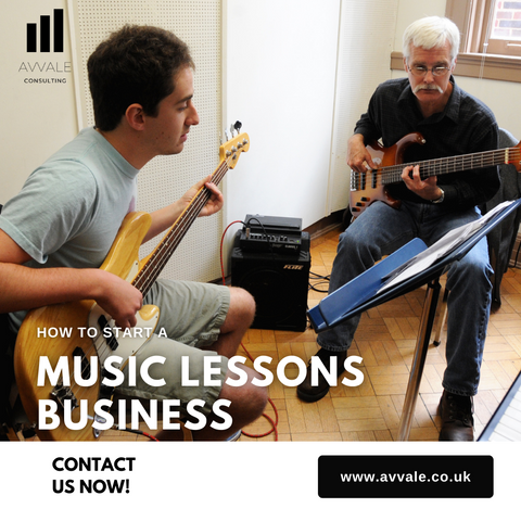 how to start a music lessons business plan template