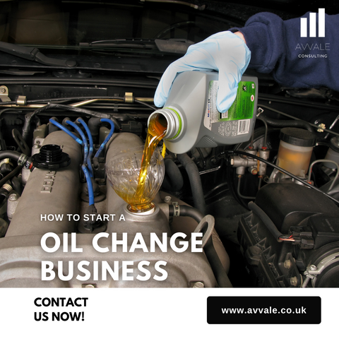 how to start a oil change business plan template