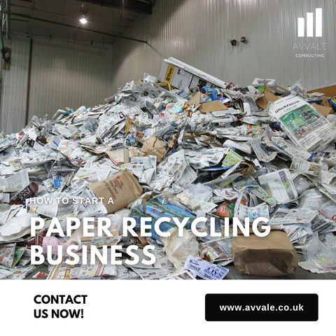 how to start a paper recycling business plan template