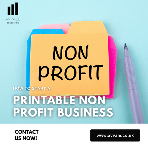 How to start a Printable Nonprofit Business