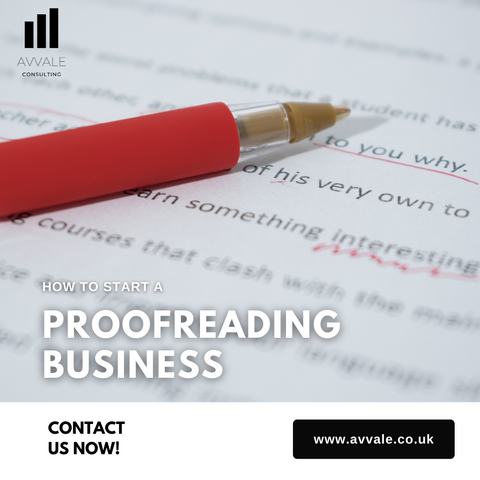 How to start a proofreading business plan template