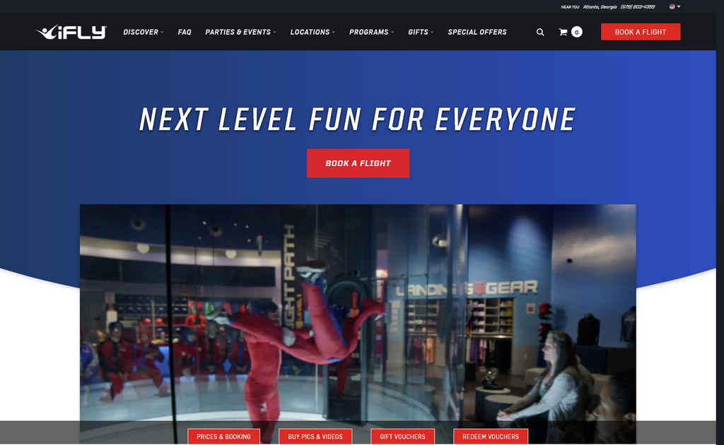 Website Design & Creation for aerial sports instruction website URL 4