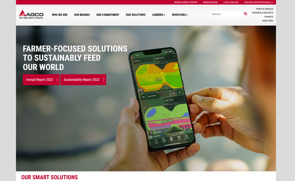 Website Design & Creation for agriculture website URL 4