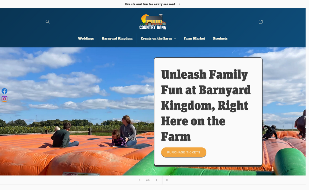 Website Design & Creation for agritourism website URL 1