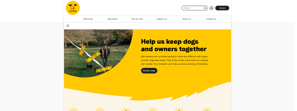 Website Design & Creation for animal rescue website URL 3