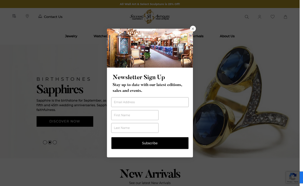 Website Design & Creation for antique store website URL 4