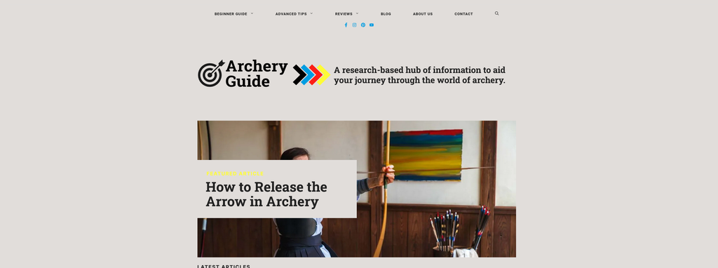 Website Design & Creation for archery range website URL 4