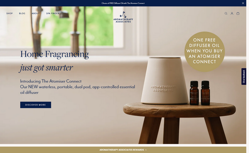 Website Design & Creation for aromatherapy website URL 4