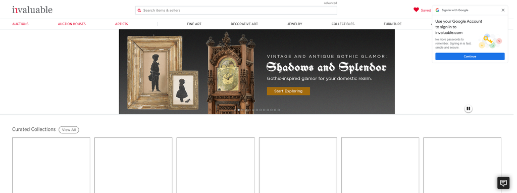 Website Design & Creation for art restoration website URL 2