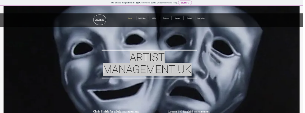 Website Design & Creation for artist management website URL 4