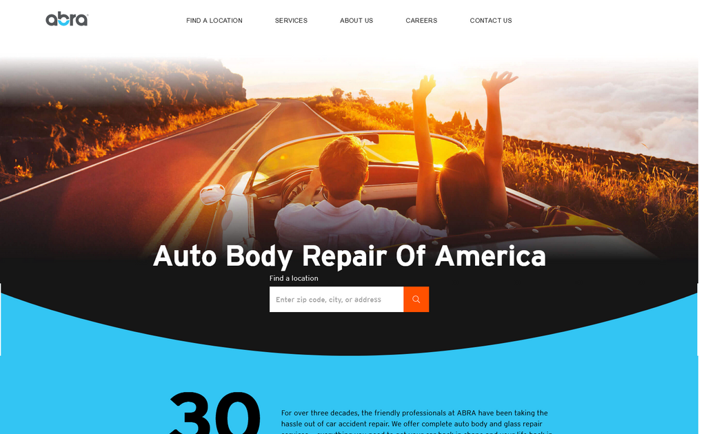 Website Design & Creation for auto body shop website URL 5