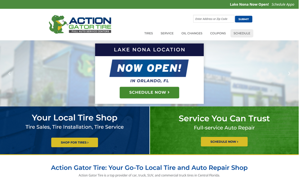 Website Design & Creation for auto repair shop website URL 3