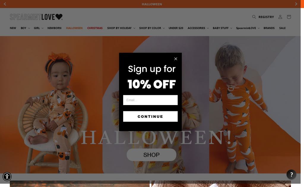 Website Design & Creation for baby store website URL 5