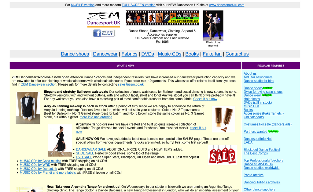 Website Design & Creation for ballroom dance lessons website URL 5