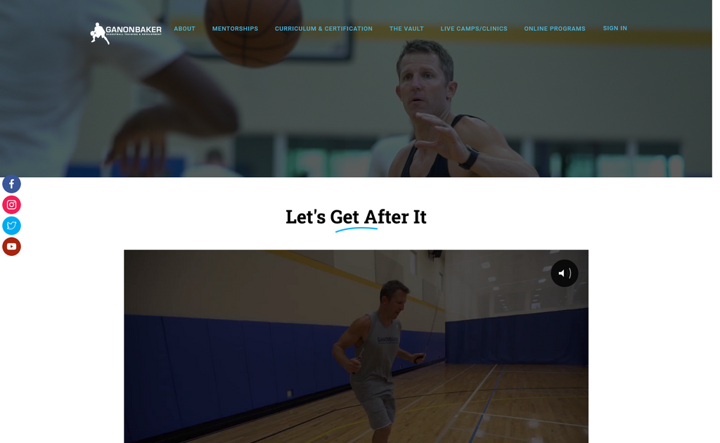 Website Design & Creation for basket ball training website URL 4