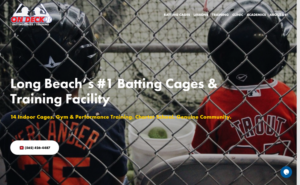 Website Design & Creation for batting cage website URL 5