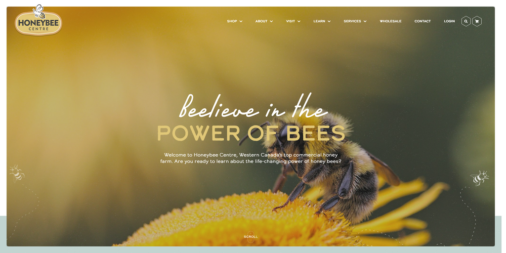 Website Design & Creation for beekeeping website URL 5