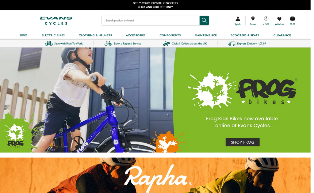 Website Design & Creation for bike shop website URL 2