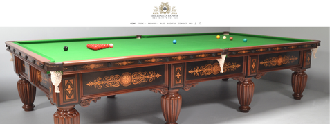 Website Design & Creation for billiards hall website URL 4