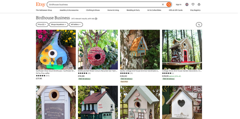 Website Design & Creation for birdhouse website URL 1