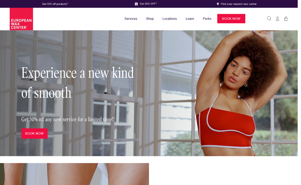 Website Design & Creation for body waxing salon website URL 1