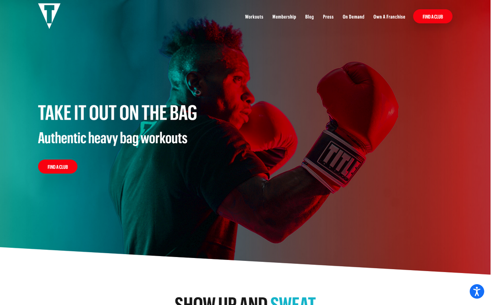 Website Design & Creation for boxing club website URL 1