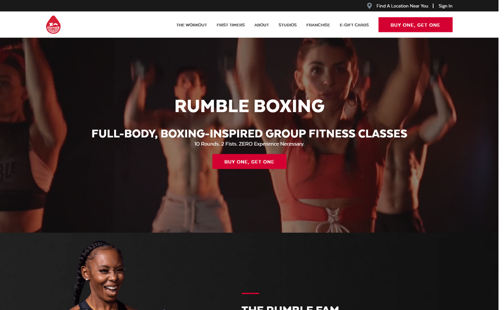 Website Design & Creation for boxing club website URL 2