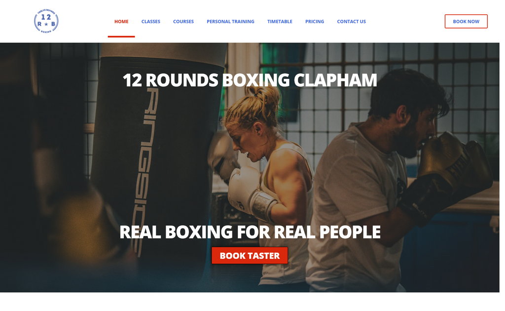 Website Design & Creation for boxing club website URL 3