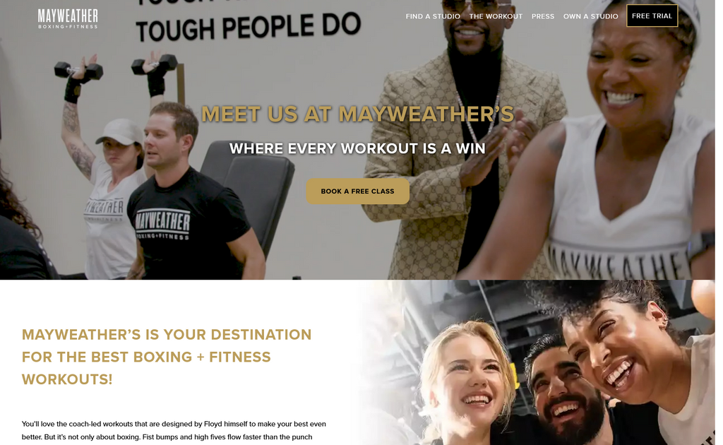 Website Design & Creation for boxing club website URL 4