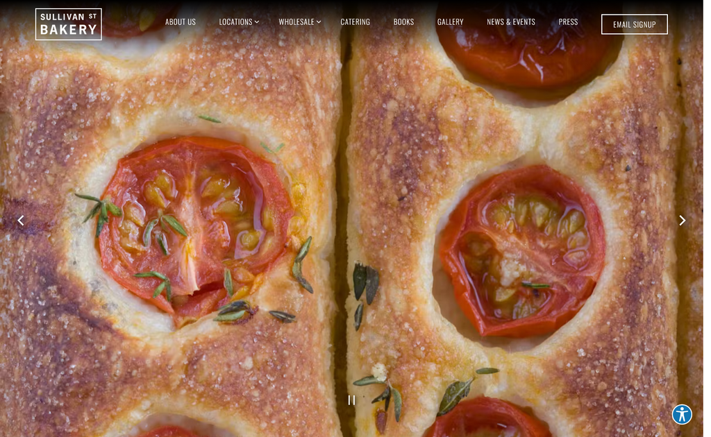 Website Design & Creation for bread bakery website URL 4