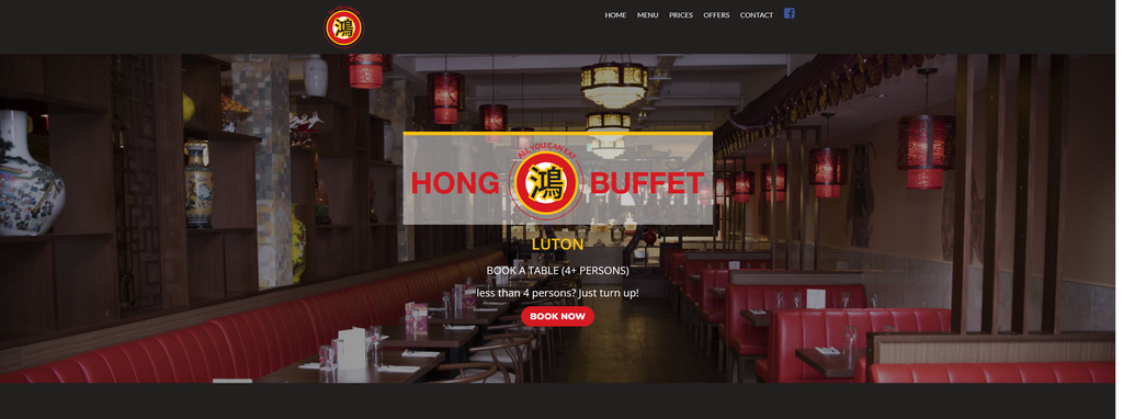 Website Design & Creation for buffet restaurant website URL 5