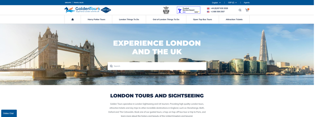 Website Design & Creation for bus tour website URL 2