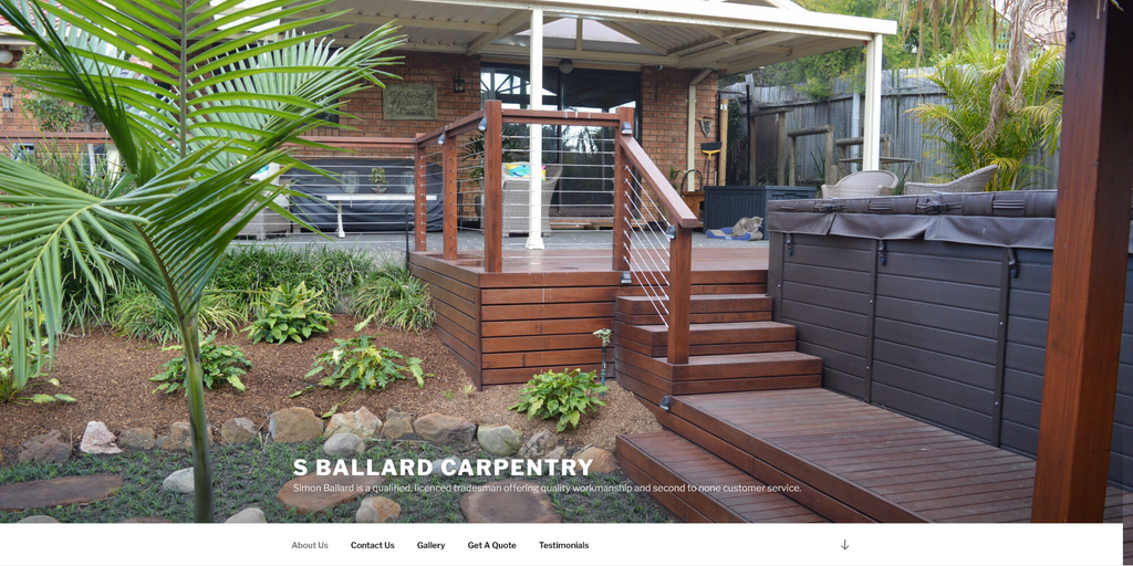 Website Design & Creation for carpentry website URL 4