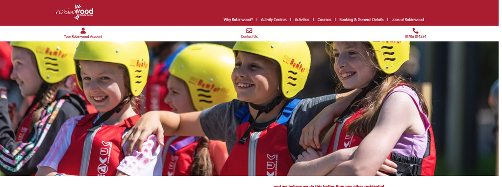 Website Design & Creation for challenge course website URL 2