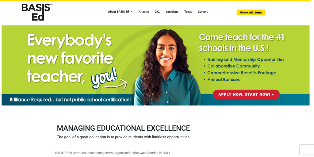 Website Design & Creation for charter school website URL 4