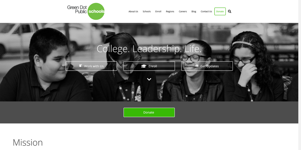 Website Design & Creation for charter school website URL 5