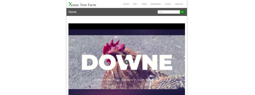 Website Design & Creation for christmas tree farm website URL 1