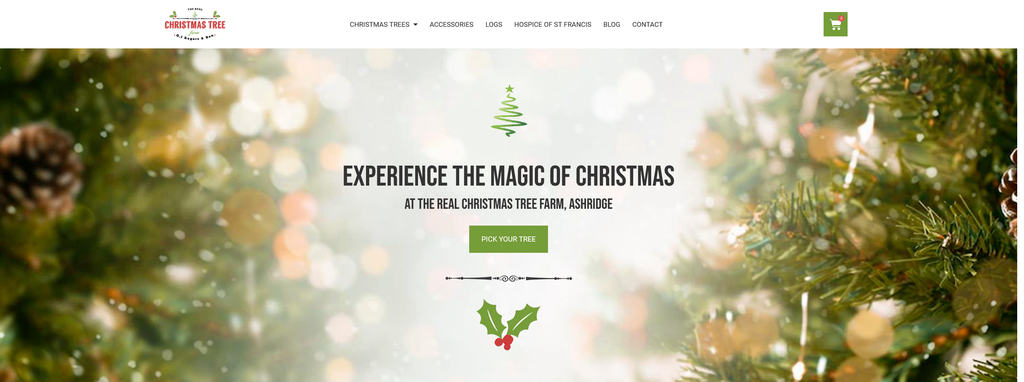 Website Design & Creation for christmas tree farm website URL 3