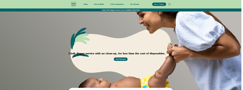 Website Design & Creation for cloth diaper service website URL 5