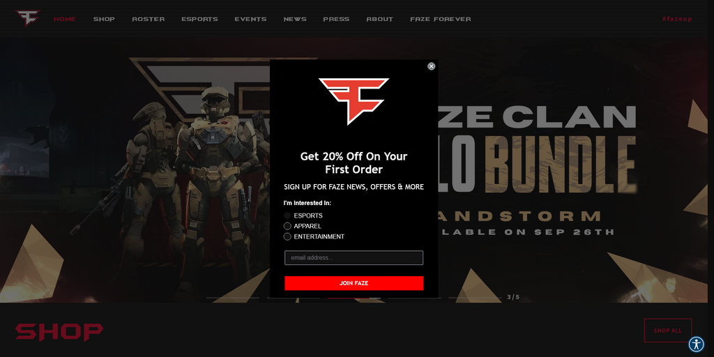 Website Design & Creation for contender esports franchise website URL 4