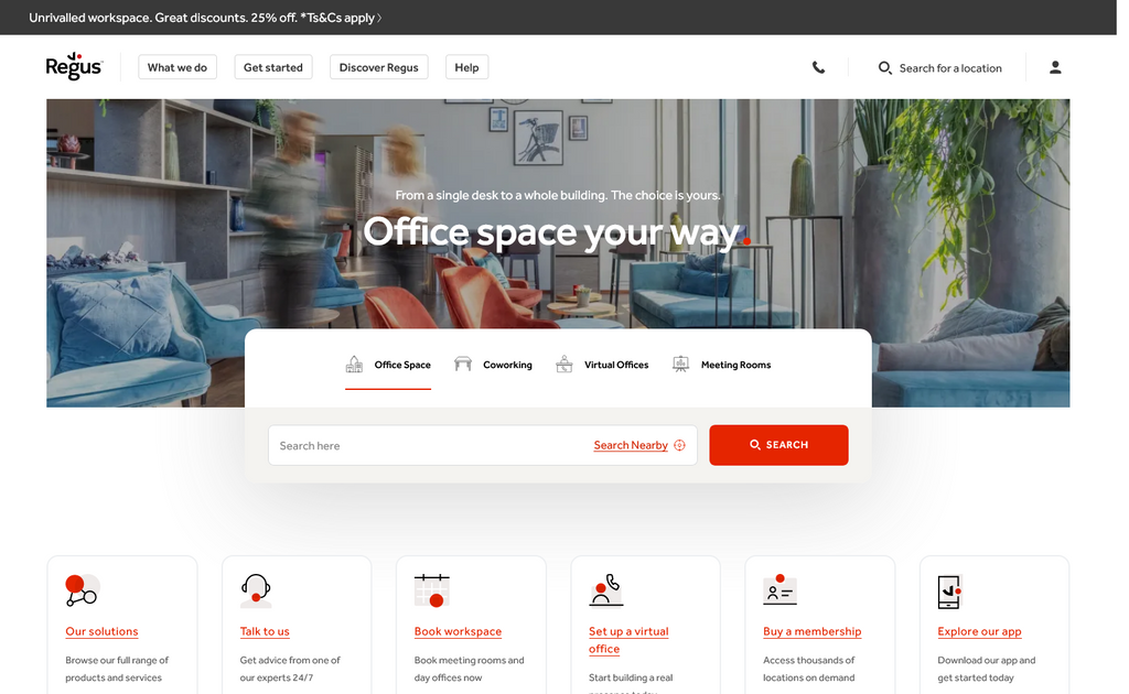 Website Design & Creation for coworking space website URL 4