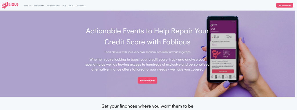 Website Design & Creation for credit repair agency website URL 5