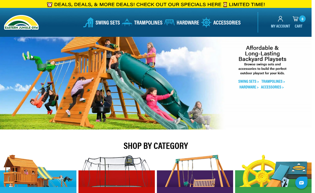 Website Design & Creation for custom playsets website URL 3